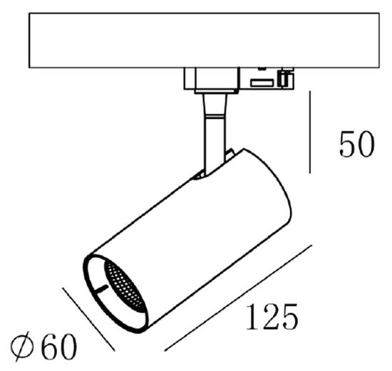 Deko-Light Schienensystem 3-Phasen 230V, Horus, Neutralweiß, Weiß, mattiert 707097