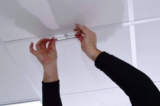 Deko-Light Schienensystem 3-Phasen 230V, D Line Rasterdecken Schnellmontageklammer 710051