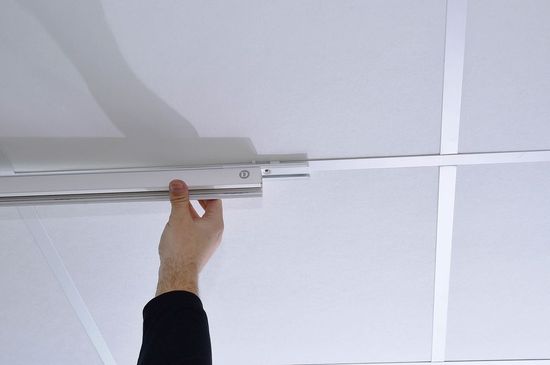 Deko-Light Schienensystem 3-Phasen 230V, D Line Rasterdecken Schnellmontageklammer 710051