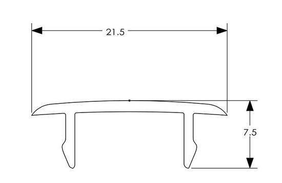 Deko-Light Schienensystem 3-Phasen 230V, D Line Abdeckblende Einbaustromschiene schwarz 710079