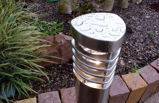 Deko-Light Stehleuchte Estada, silber, E27, max. 11W, IP44 730009