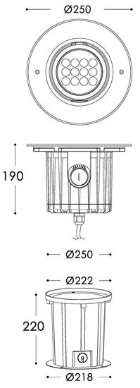 Deko-Light Bodeneinbauleuchte Soft Flex 18, Warmweiß, IP67 730266