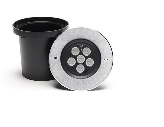 Deko-Light Bodeneinbauleuchte HP IV WW, asymmetrisch, Warmweiß, 24V DC, IP67 730296