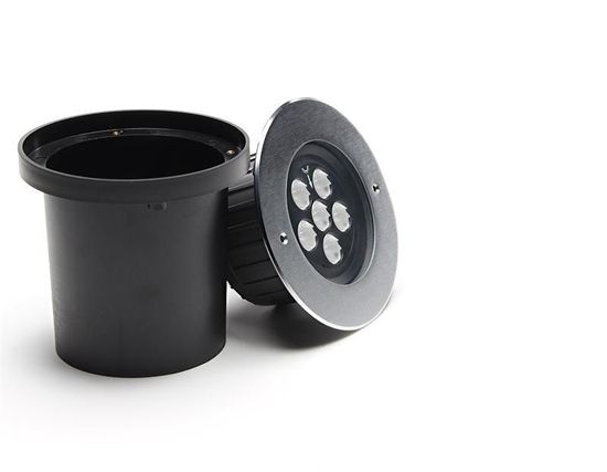 Deko-Light Bodeneinbauleuchte HP IV WW, asymmetrisch, Warmweiß, 24V DC, IP67 730296