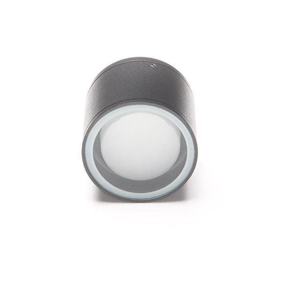 Deko-Light Deckenaufbauleuchte Mob Round I, GX53, max. 9W, anthrazit, IP54 730408