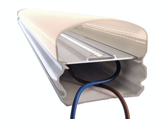 Deko-Light Deckenaufbauleuchte Tri Proof, Neutralweiß , weiß, mattiert, IP65 730424