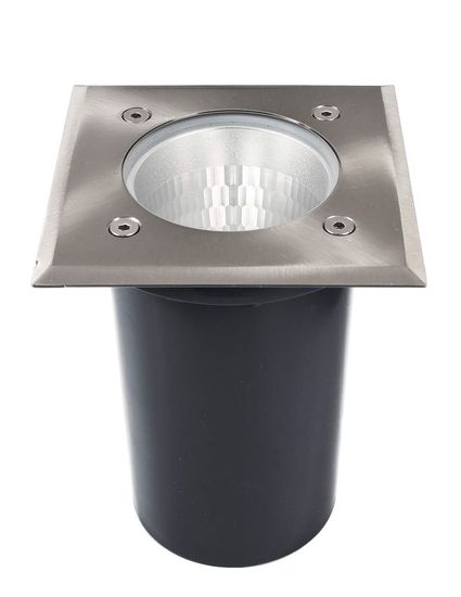 Deko-Light Bodeneinbauleuchte Phakt eckig Set, E27, max. 9W, IP67 730477