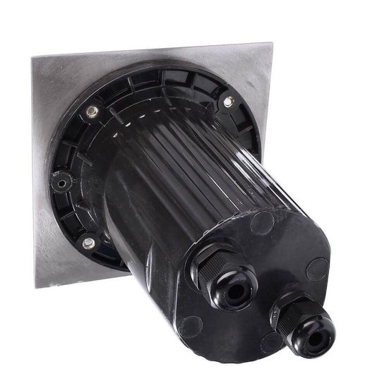 Deko-Light Bodeneinbauleuchte Phakt eckig Set, E27, max. 9W, IP67 730477