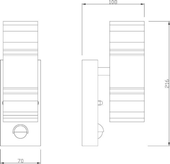 Deko-Light Wandaufbauleuchte Zilly II Up and Down Motion, GU10, 2x max. 35W, Edelstahl, silber, IP44 731011