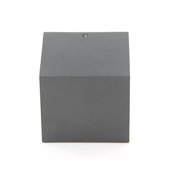 Deko-Light Wandaufbauleuchte Cubodo II Double DG, Warmweiß, dunkelgrau, IP54 731015