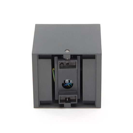 Deko-Light Wandaufbauleuchte Cubodo II Double DG, Warmweiß, dunkelgrau, IP54 731015