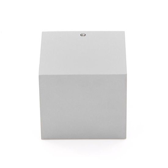 Deko-Light Wandaufbauleuchte Cubodo II Double SG, Warmweiß, silber, IP54 731019