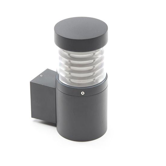 Deko-Light Wandaufbauleuchte Ortis, Warmweiß, dunkelgrau, IP54 731031