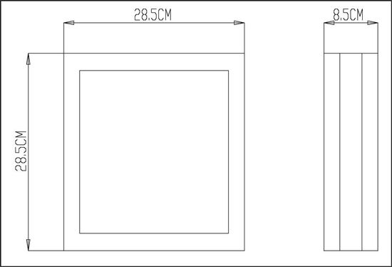 Deko-Light Wandaufbauleuchte Scuti I, E27, 2x max. 11W, Edelstahl, silber, IP44 731052