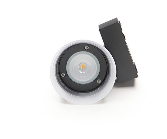 Deko-Light Wandaufbauleuchte Serpentis, Warmweiß, dunkelgrau, IP54 731076