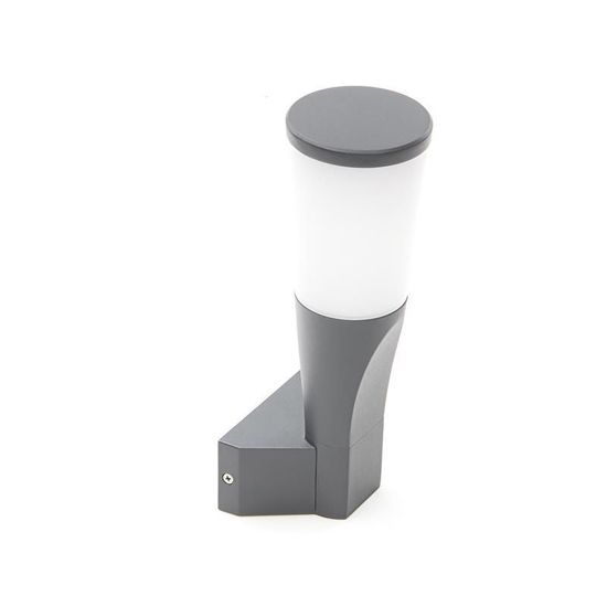 Deko-Light Wandaufbauleuchte Bessma IV, Warmweiß, Verkehrsgrau B RAL 7043, IP54 731083