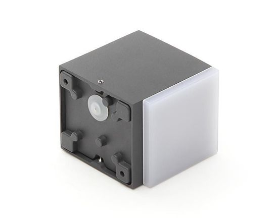 Deko-Light Wandaufbauleuchte Ancha I, Warmweiß, Graphitgrau, IP54 731087