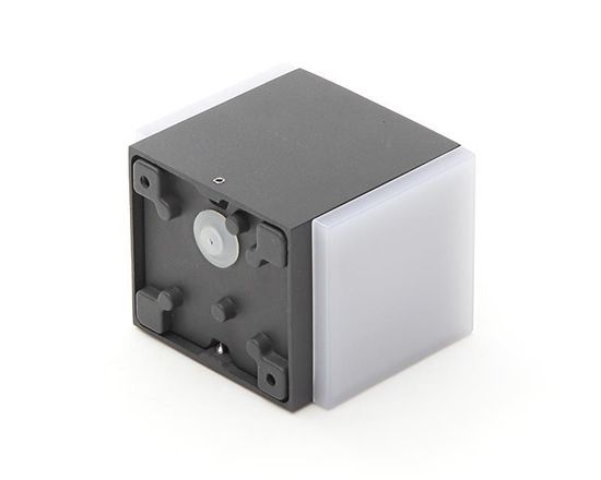 Deko-Light Wandaufbauleuchte Ancha II, Warmweiß, Graphitgrau, IP54 731088