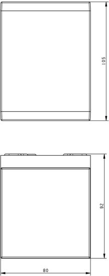 Deko-Light Wandaufbauleuchte Ancha II, Warmweiß, Graphitgrau, IP54 731088