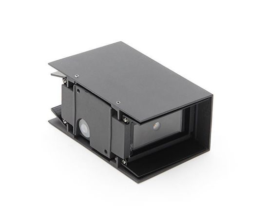 Deko-Light Wandaufbauleuchte Arcturus I, Warmweiß, Graphitgrau, IP54 731099