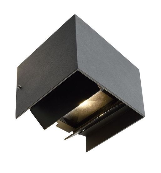 Deko-Light Wandaufbauleuchte Arcturus II, Warmweiß, Graphitgrau, IP54 731100