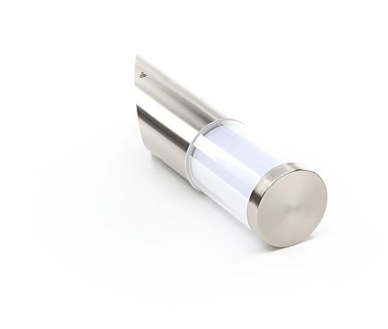 Deko-Light Wandaufbauleuchte Porrima I, GU10, max. 5W, Edelstahl, silber, IP44 731106