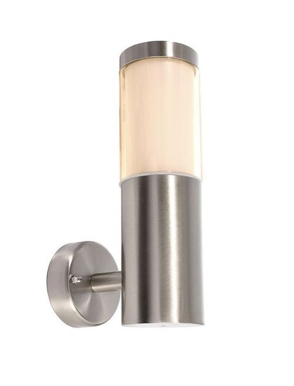Deko-Light Wandaufbauleuchte Porrima II, GU10, max. 5W, Edelstahl, silber, IP44 731107