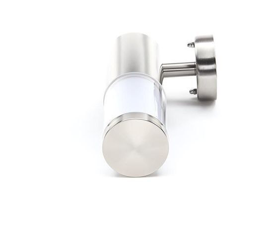 Deko-Light Wandaufbauleuchte Porrima II, GU10, max. 5W, Edelstahl, silber, IP44 731107