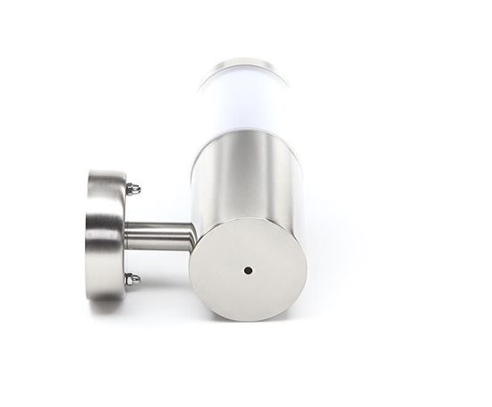 Deko-Light Wandaufbauleuchte Porrima II, GU10, max. 5W, Edelstahl, silber, IP44 731107