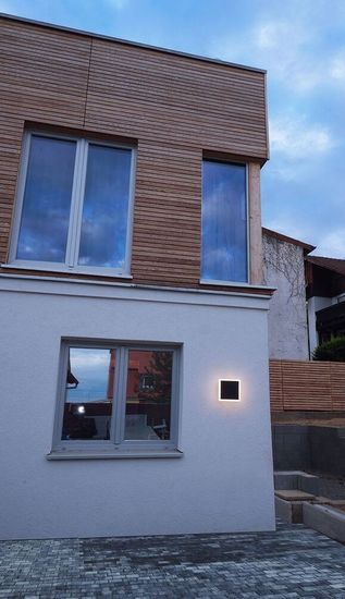 Deko-Light Wandaufbauleuchte Volantis, Warmweiß, dunkelgrau, IP65 731109