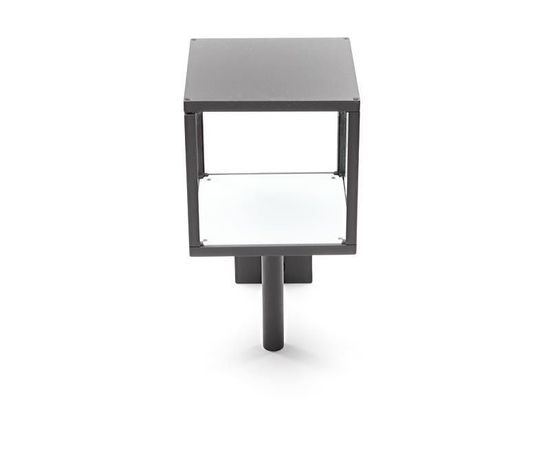 Deko-Light Wandaufbauleuchte Lacertae, Warmweiß, dunkelgrau, IP54 731112