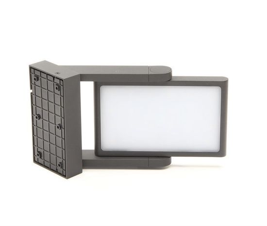 Deko-Light Wandaufbauleuchte Solar Premium I, Warmweiß, 3,7V DC, Aluminium, dunkelgrau, IP54 731116