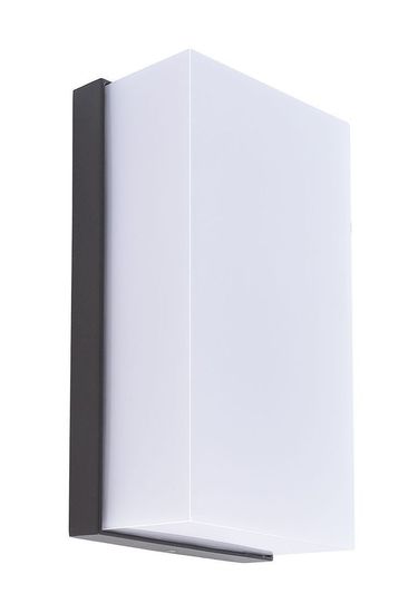 Deko-Light Wandaufbauleuchte Grumium eckig CCT, Warmweiß + Neutralweiß, Dunkelgrau, IP54 731126