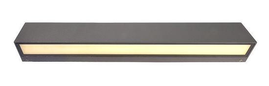 Deko-Light Wandaufbauleuchte Linear II Double, Warmweiß, Dunkelgrau, IP65 731129
