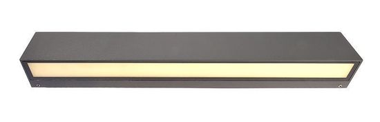 Deko-Light Wandaufbauleuchte Linear I Single, Warmweiß, Dunkelgrau, IP65 731134