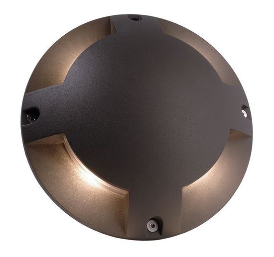 Deko-Light Boden- / Wand- / Deckenleuchte Helios IV, Warmweiß, Schiefergrau RAL 7015, IP67 732050