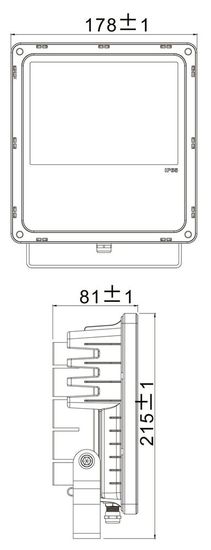 Deko-Light Boden- / Wand- / Deckenleuchte Flood RF II -30 RGB, RGB, Umbragrau RAL 7022, IP65/IP44 732075
