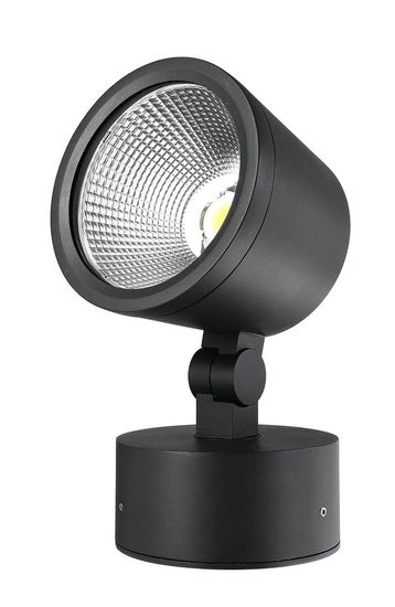 Deko-Light Boden- / Wand- / Deckenleuchte Colt 30W COB, Warmweißschwarzgrau, IP65 732110