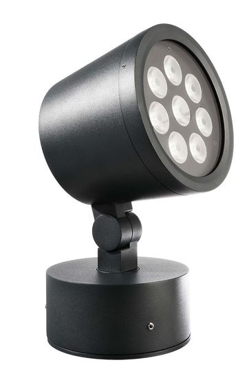 Deko-Light Boden- / Wand- / Deckenleuchte Colt 25W RGBWW, RGB + Warmweißschwarzgrau, 24V DC, IP65 732129