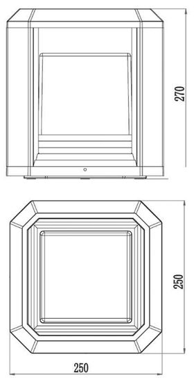 Deko-Light Stehleuchte Bootis II, Warmweiß, Verkehrsgrau B RAL 7043, IP65 733027