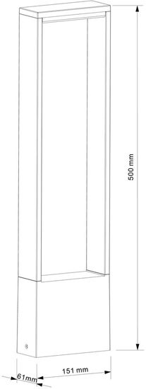 Deko-Light Stehleuchte Cata IV, Warmweiß, anthrazit, IP54 733040
