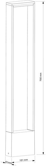 Deko-Light Stehleuchte Cata V, Warmweiß, anthrazit, IP54 733041