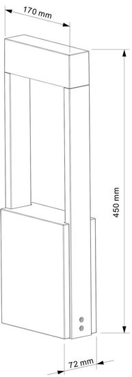 Deko-Light Stehleuchte Chertan 450, Warmweiß, dunkelgrau,IP54 733043
