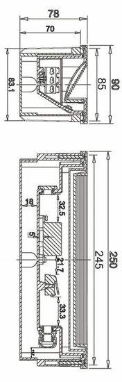 Deko-Light Wandeinbauleuchte Light Base III Outdoor, Warmweiß, IP65 763026