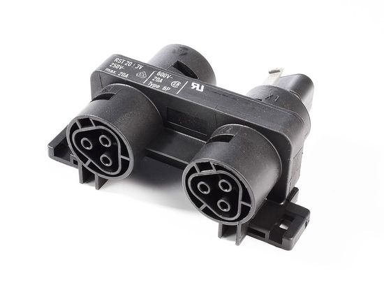 Wieland, Wieland RST20i3 Verteiler 4-fach, Schwarz, 85,8mm 800025