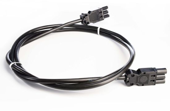 Wieland, Wieland GST18i3 Verlängerungsleitung 200cm, Schwarz,2m 800107