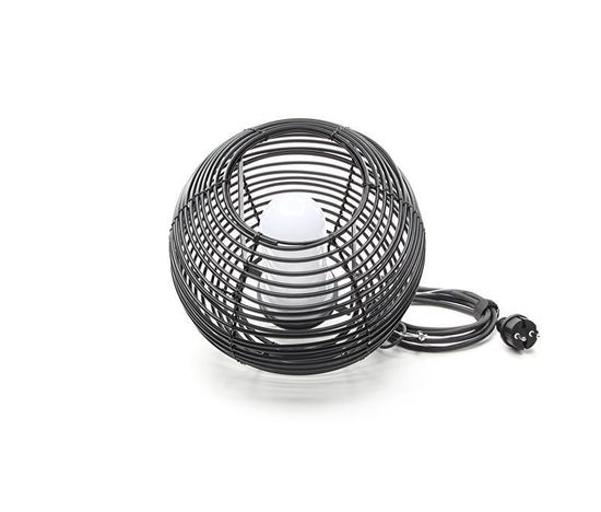 Deko-Light Pendelleuchte Velorum, E27, max. 18W, schwarz, IP44 836020