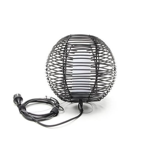 Deko-Light Pendelleuchte Velorum, E27, max. 18W, schwarz, IP44 836020