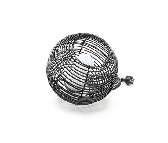 Deko-Light Pendelleuchte Velorum, E27, max. 18W, schwarz, IP44 836020