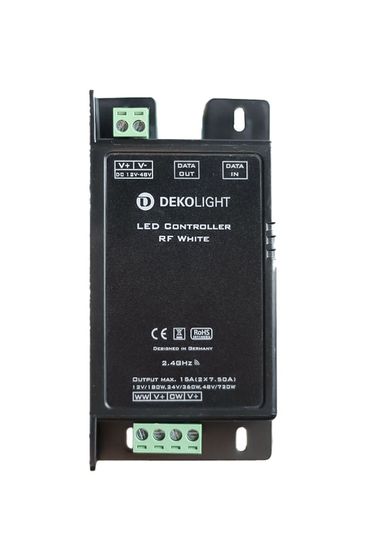 Deko-Light Controller, RF White, dimmbar Funkfernbedienung, 12/24/48VDC 843065